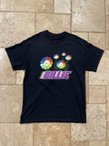 Murakami X Billie Eilish Meadow Black Flowers Tee Hoodie, Sweatshirt | FlexRushtees.com