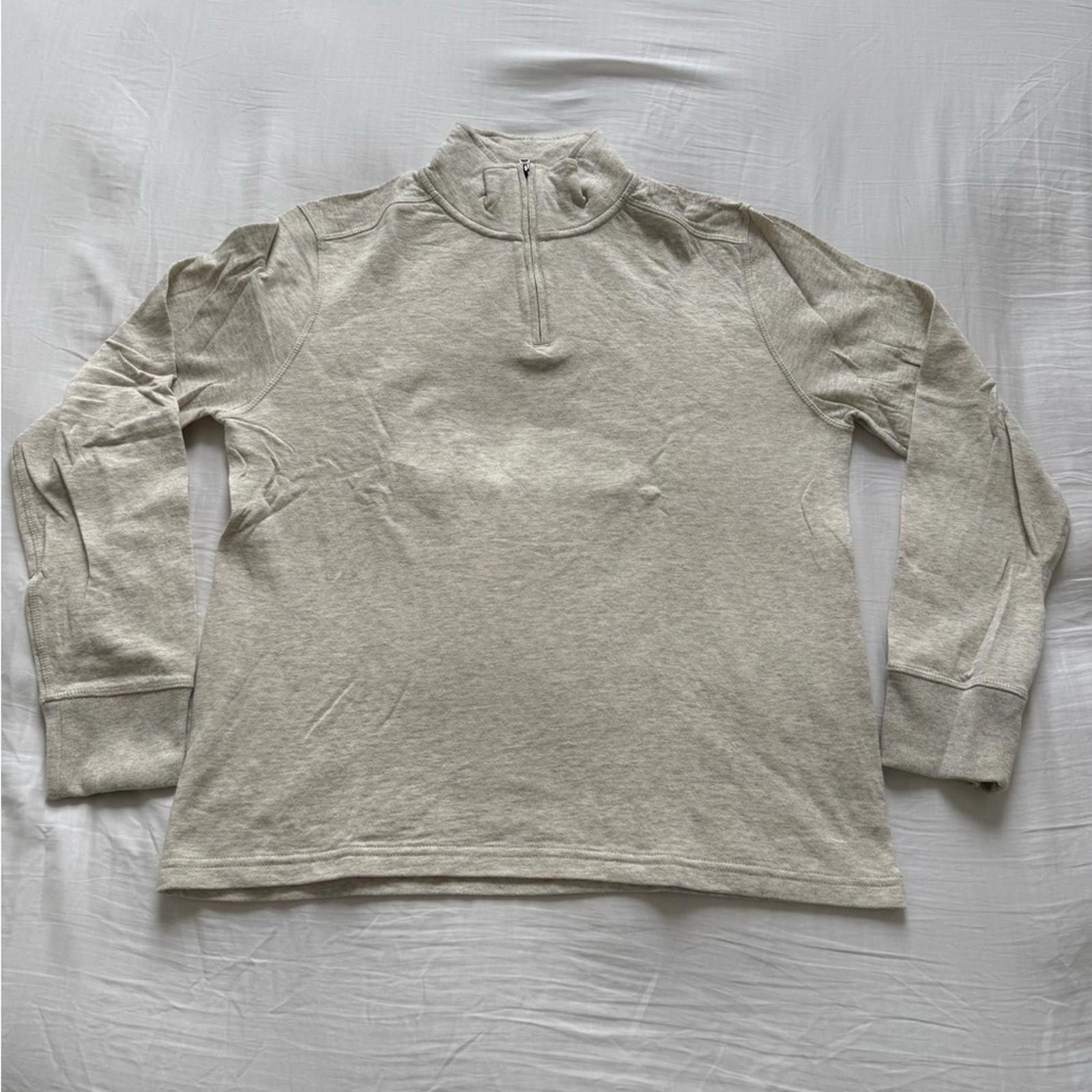 Crew J Crew Heather Gray Quarter Zip