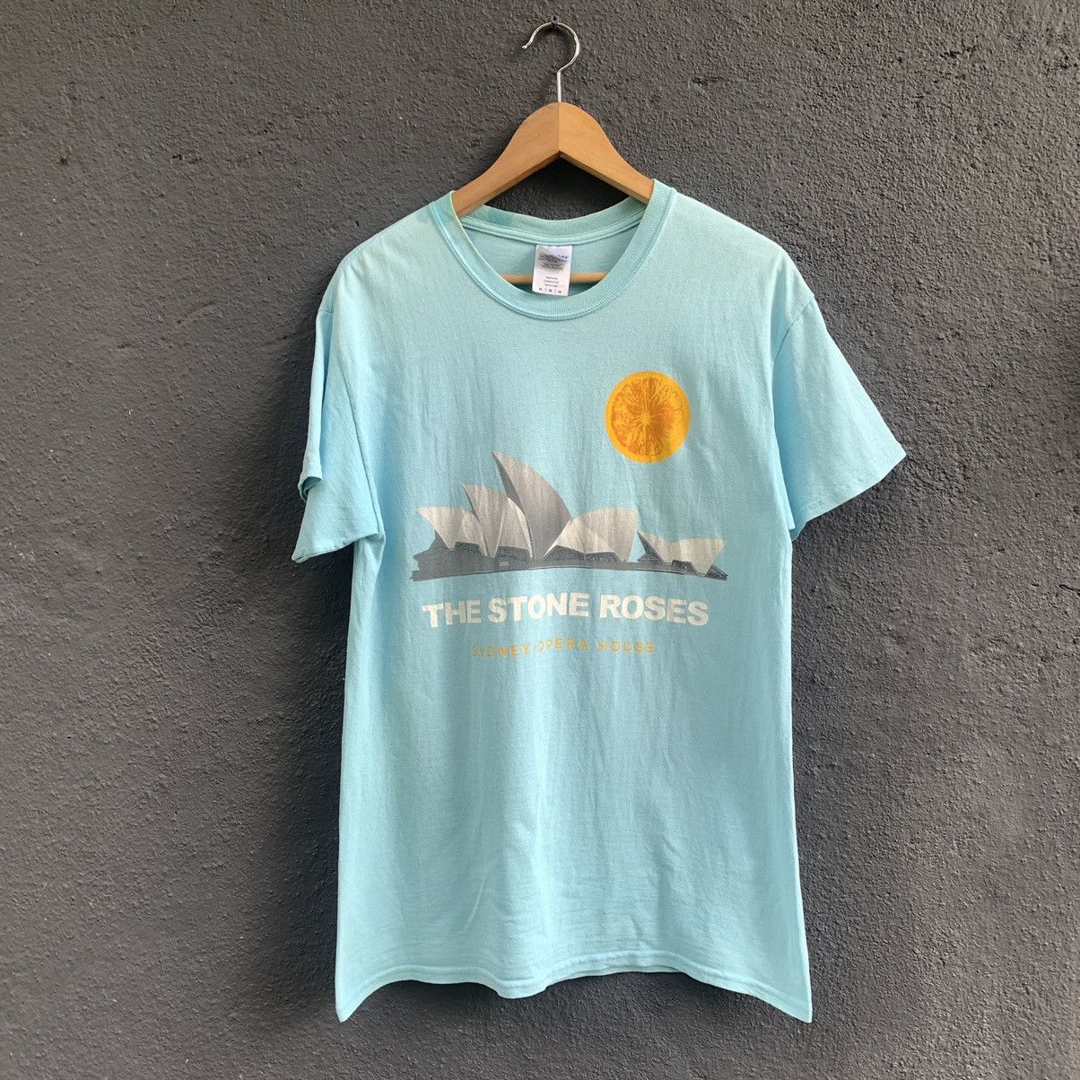 Band Tees Thrashed Y2k The Stone Roses Sydney Opera House Band Tee Hoodie, Sweatshirt | FlexRushtees.com