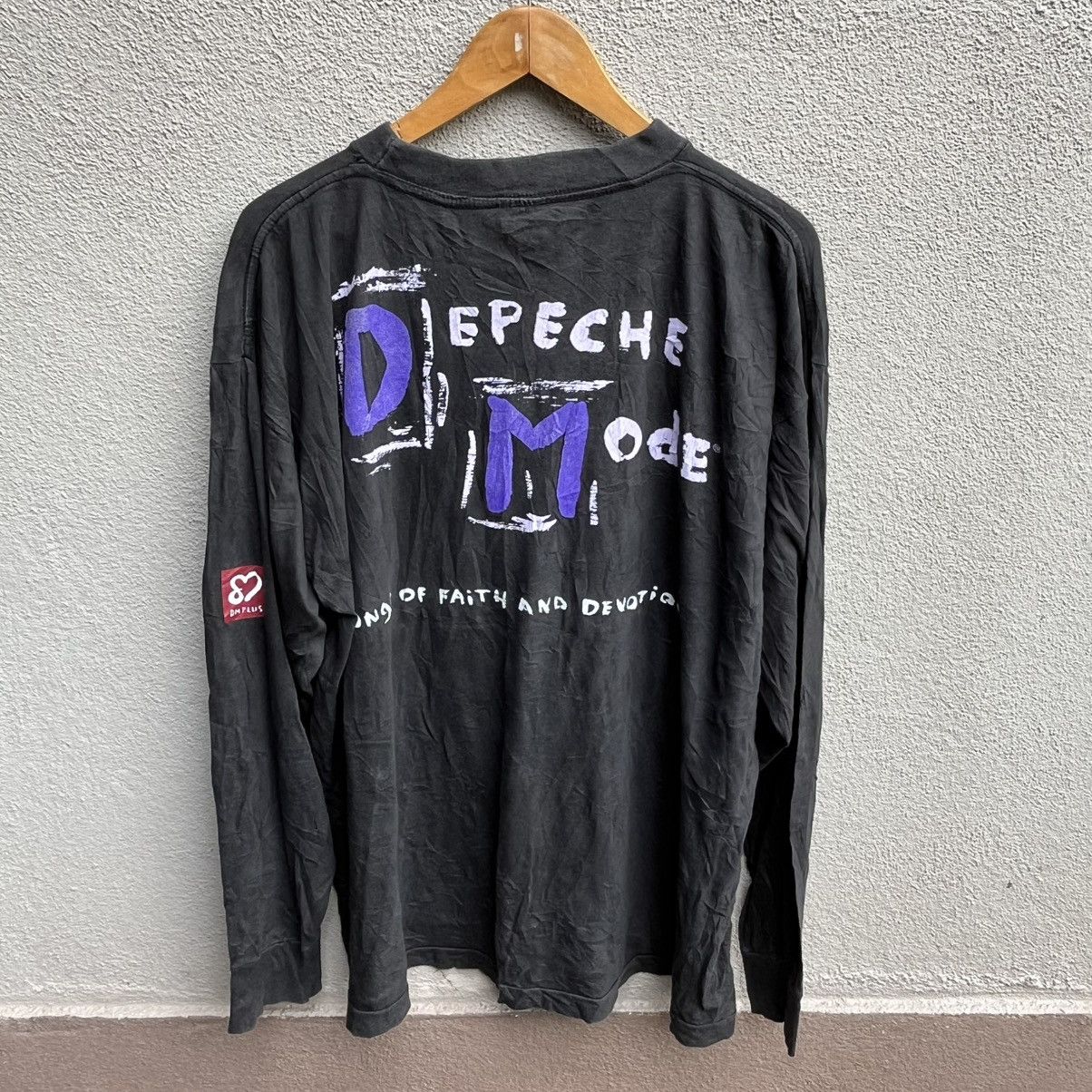 Band Tees Vintage 90s Depeche Mode Band Tee Europe Tour Longsleeves Hoodie, Sweatshirt | FlexRushtees.com