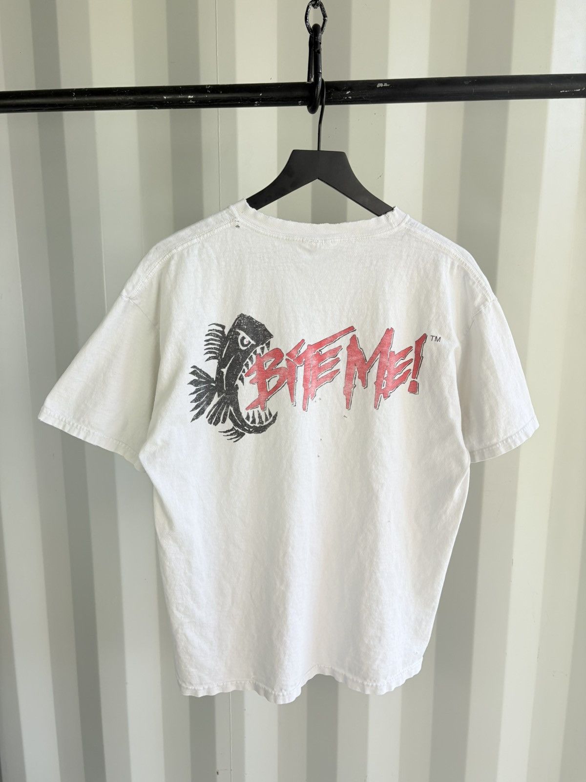 Vintage Thrashed Bite Me Distressed Sun Faded Erd Grunge T-Shirts, Hoodie, Sweatshirt | FlexRushtees.com