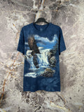 The Mountain Men S The Mountain T Shirt Eagle And Waterfall Size Medium