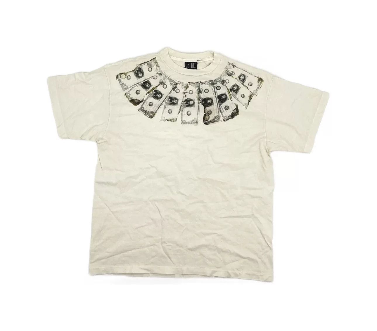 Michael Saint Michael Washed White Short Sleeve Tee Hoodie, Sweatshirt | FlexRushtees.com