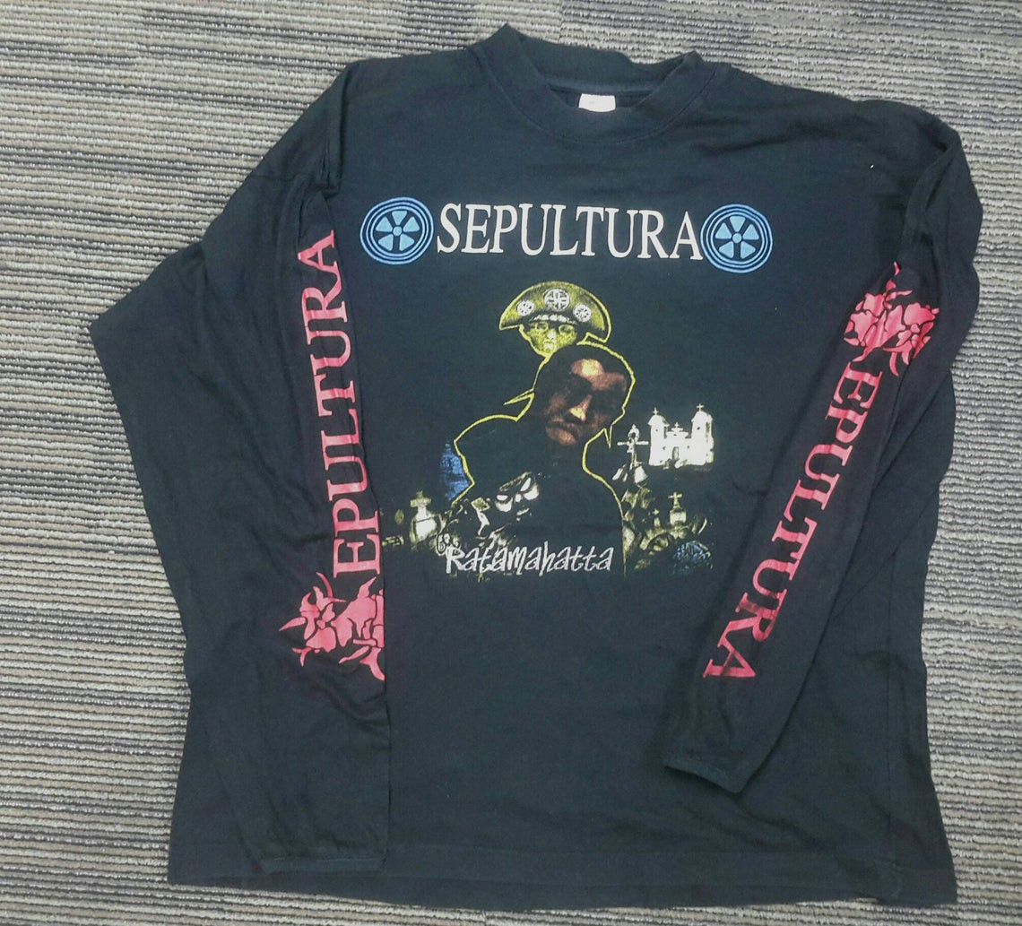 Band Tees Sepultura Ratamahatta Shirt Hoodie, Sweatshirt | FlexRushtees.com