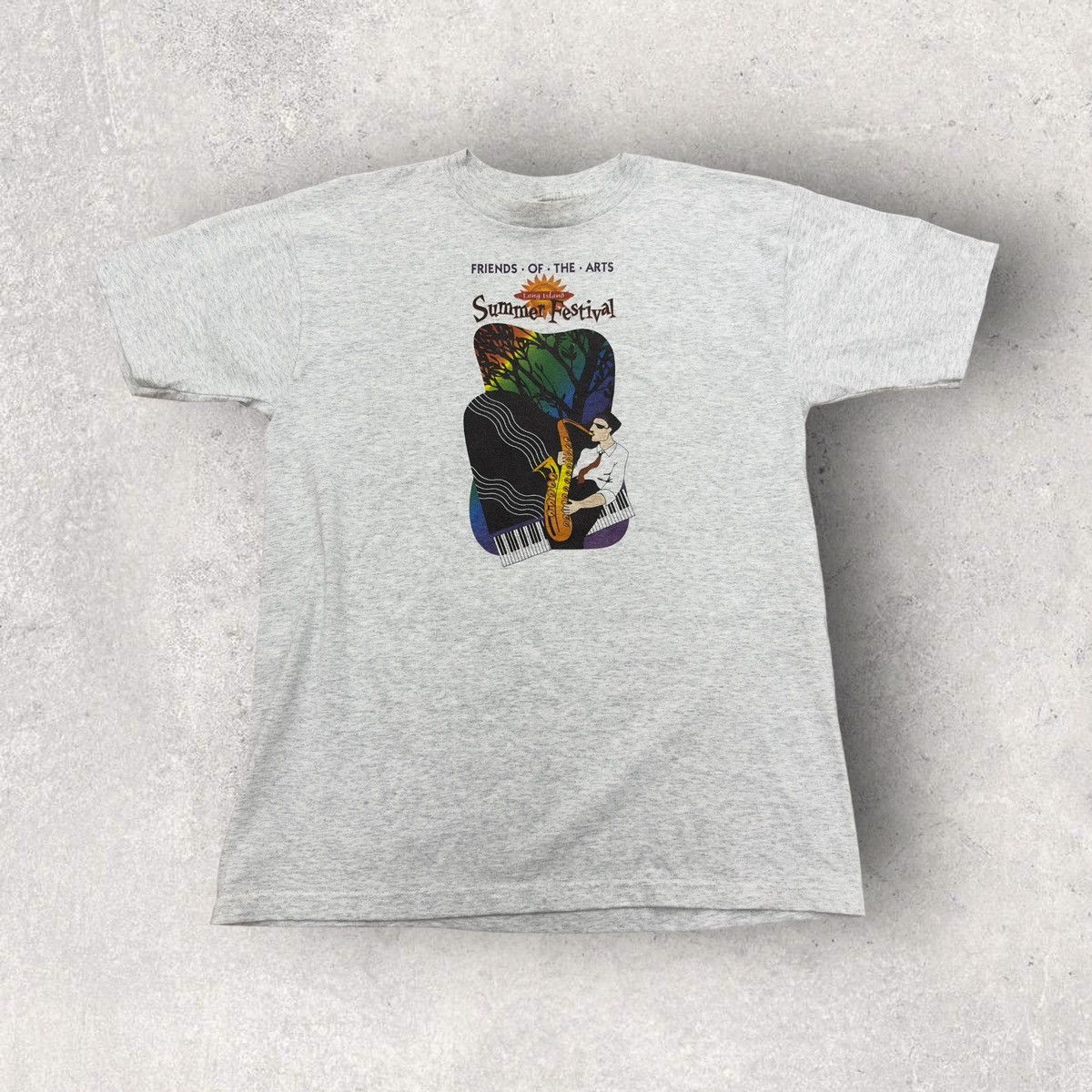 Vintage Long Island Summer Festival Tee Hoodie, Sweatshirt | FlexRushtees.com