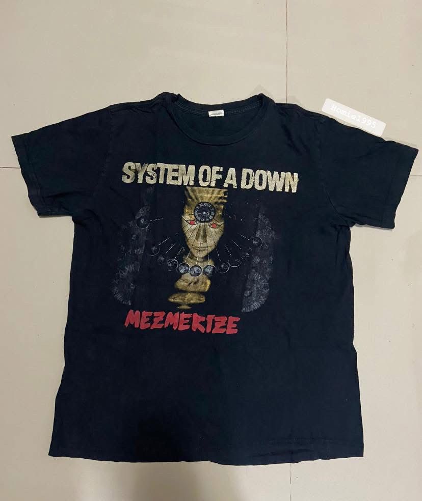 Vintage Vtg System Of A Down Album Mezmerize T-Shirts, Hoodie, Sweatshirt | FlexRushtees.com