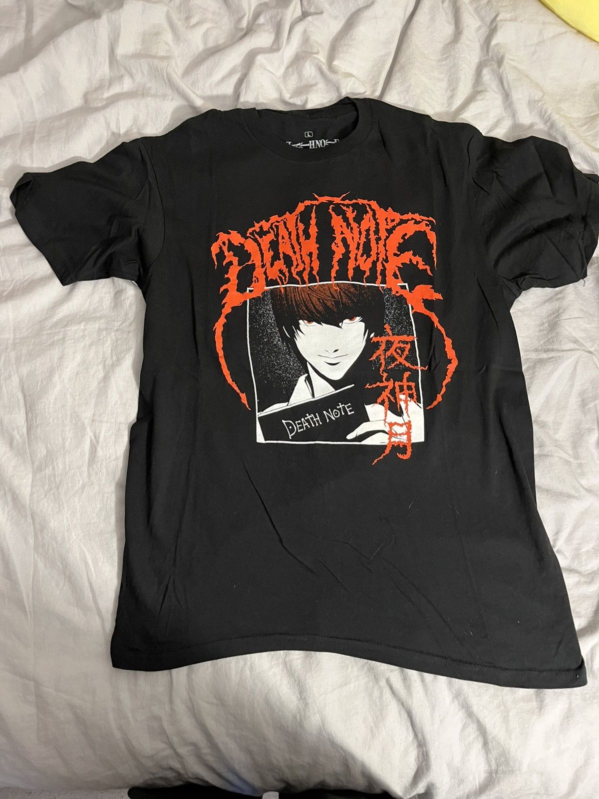 Hot Topic Death Note Light Tee Black