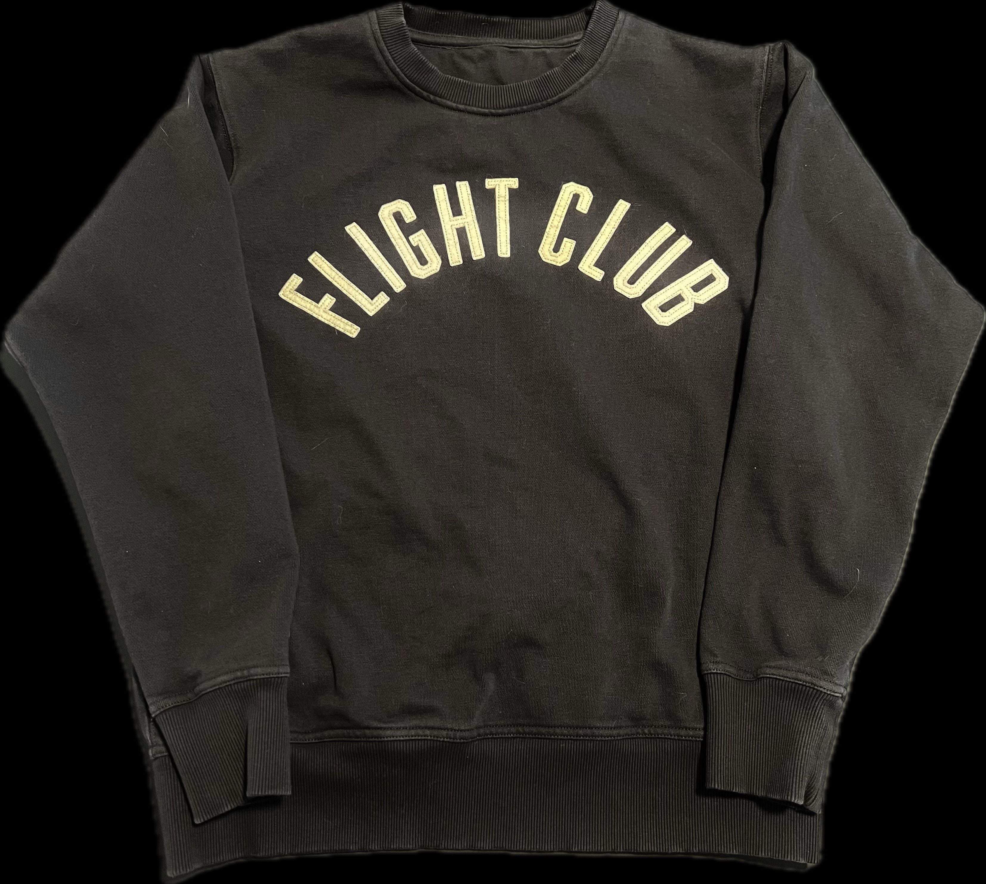 Club Flight Club Men S Black Sweatshirt With Lettering T-Shirts, Hoodie | FlexRushtees.com