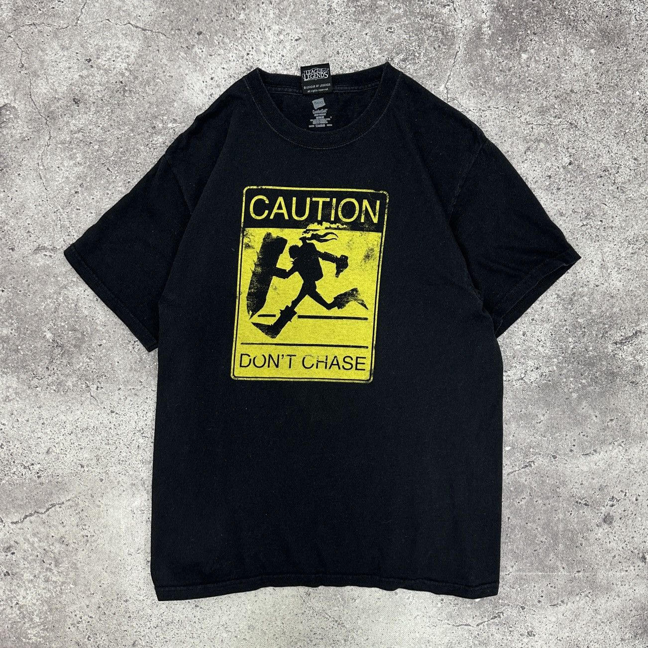 Vintage 00s Singed Chase League Of Legends Moba Game Tee