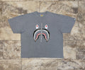 Bape 1st Camo Shark Tee Grey Green Size 3xl Hoodie, Sweatshirt | FlexRushtees.com