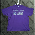Jerzees Vintage 90s Atlantic Beach Nc Shirt 2x Purple Jerzees T Shirt Mens Short Sleeve Sea Destinat