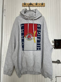 Vetements X Tommy Hilfiger Hoodie Gray Denna Gvasalia 2018 T-Shirts, Sweatshirt | FlexRushtees.com