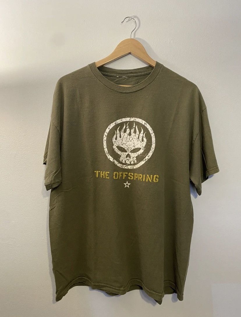 Other Vintage Vintage Deadstock 90 S Olive Green The Offspring Tee Hoodie, Sweatshirt | FlexRushtees.com