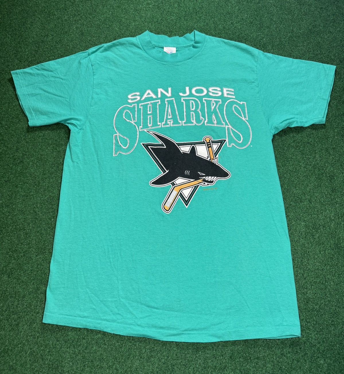 Starter X Vintage Vintage 90s San Jose Sharks Jostens Starter Mens T Shirt
