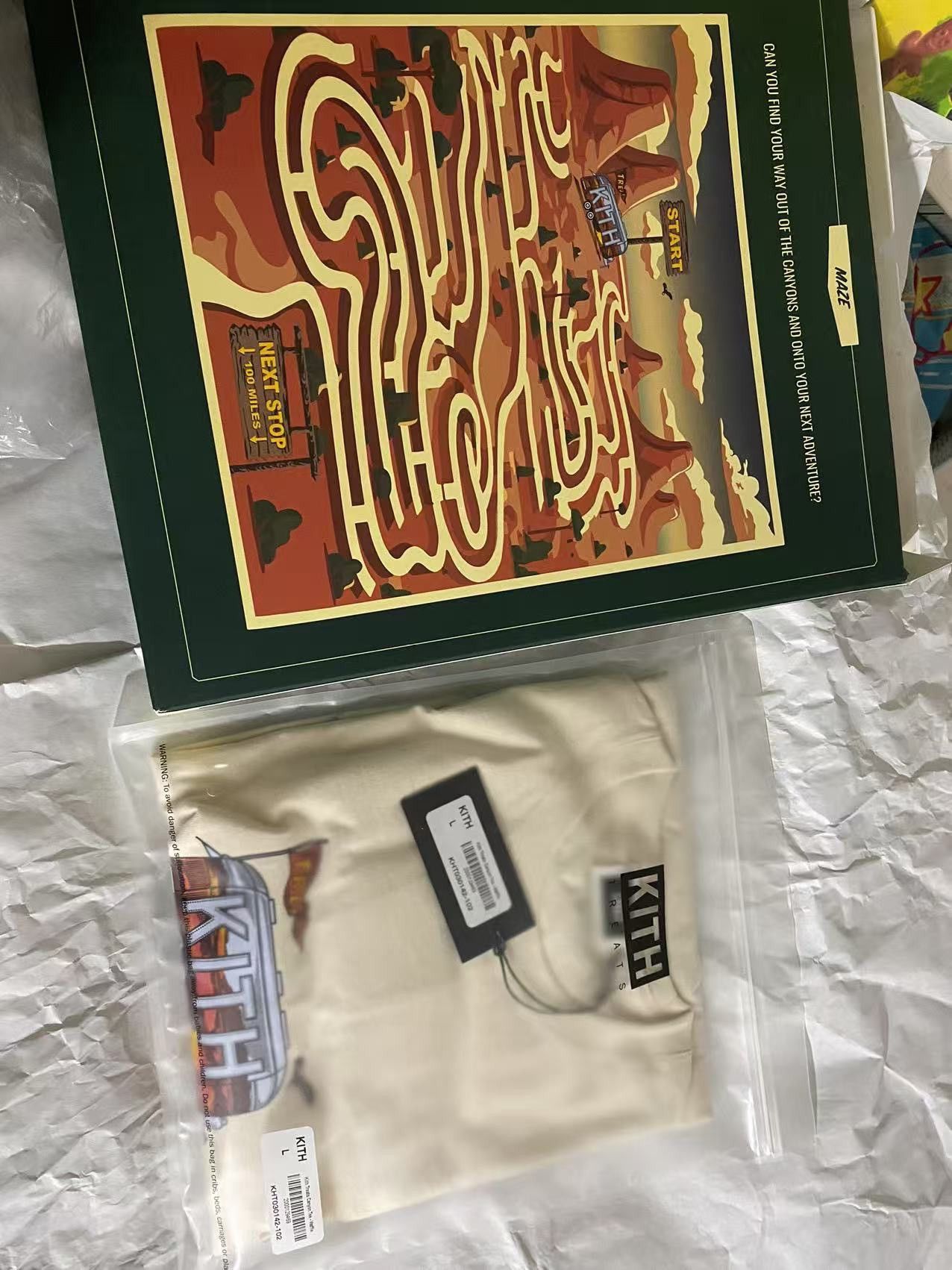 Kith Treats Canyon Tee Waffle Hoodie, Sweatshirt | FlexRushtees.com