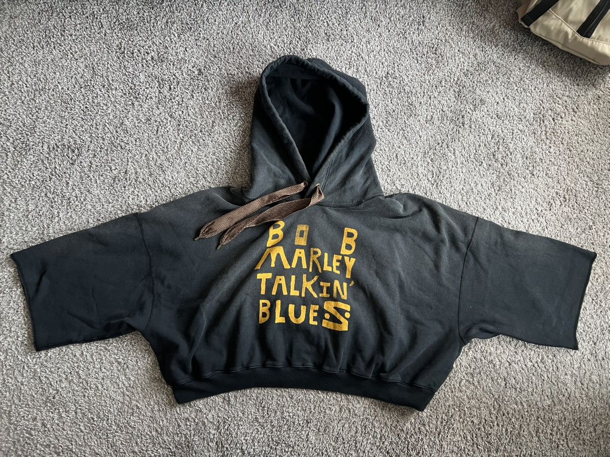 Kapital Bob Marley Talkin Blues Fleece Devil Hoodie One Size T-Shirts, Sweatshirt | FlexRushtees.com