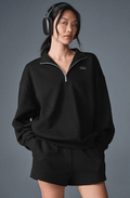 Alo Accolade Black Quarter Zip Pullover T-Shirts, Hoodie, Sweatshirt | FlexRushtees.com