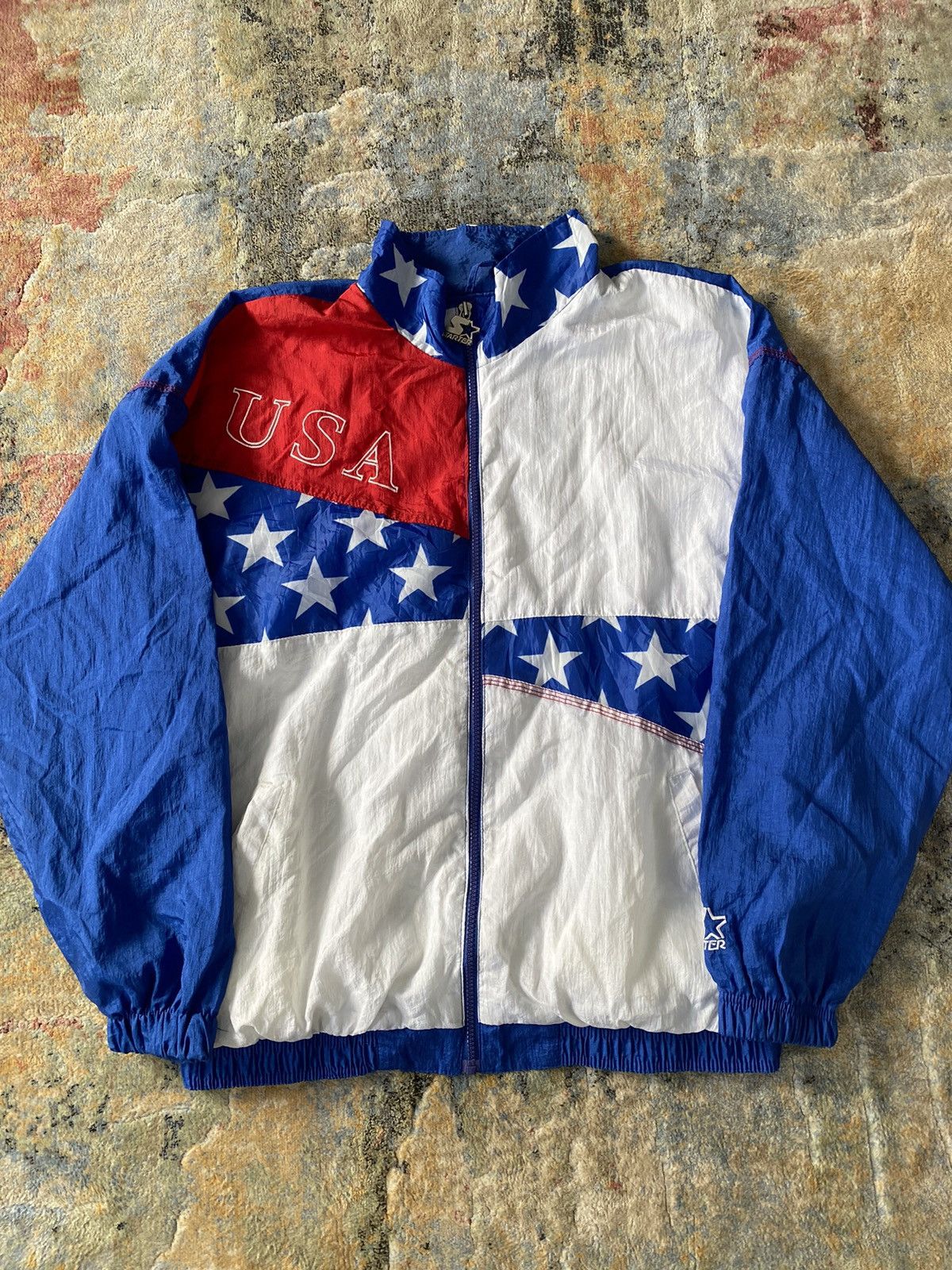Usa Olympics X Vintage Vintage 1996 Atlanta Olympics Starter Usa Windbreaker Rare