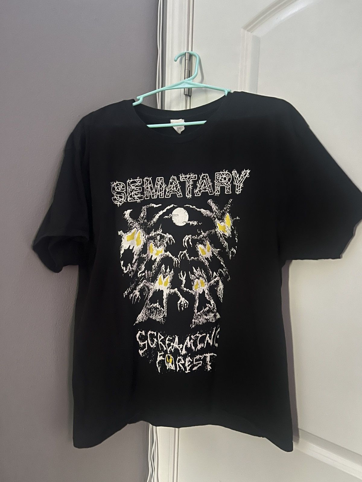 Haunted Mound Rare Rarely Worn Screaming Forest Shirt Hmhmhm