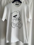 2001 Undercover Jun Takahashi Vintage White Bear Logo Tee Hoodie, Sweatshirt | FlexRushtees.com