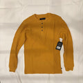 Other Junk Food Clothing Golden Henley Long Sleeve
