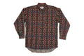 Vintage Rio Brothers Shirt Western Aztec Southwestern Full Print