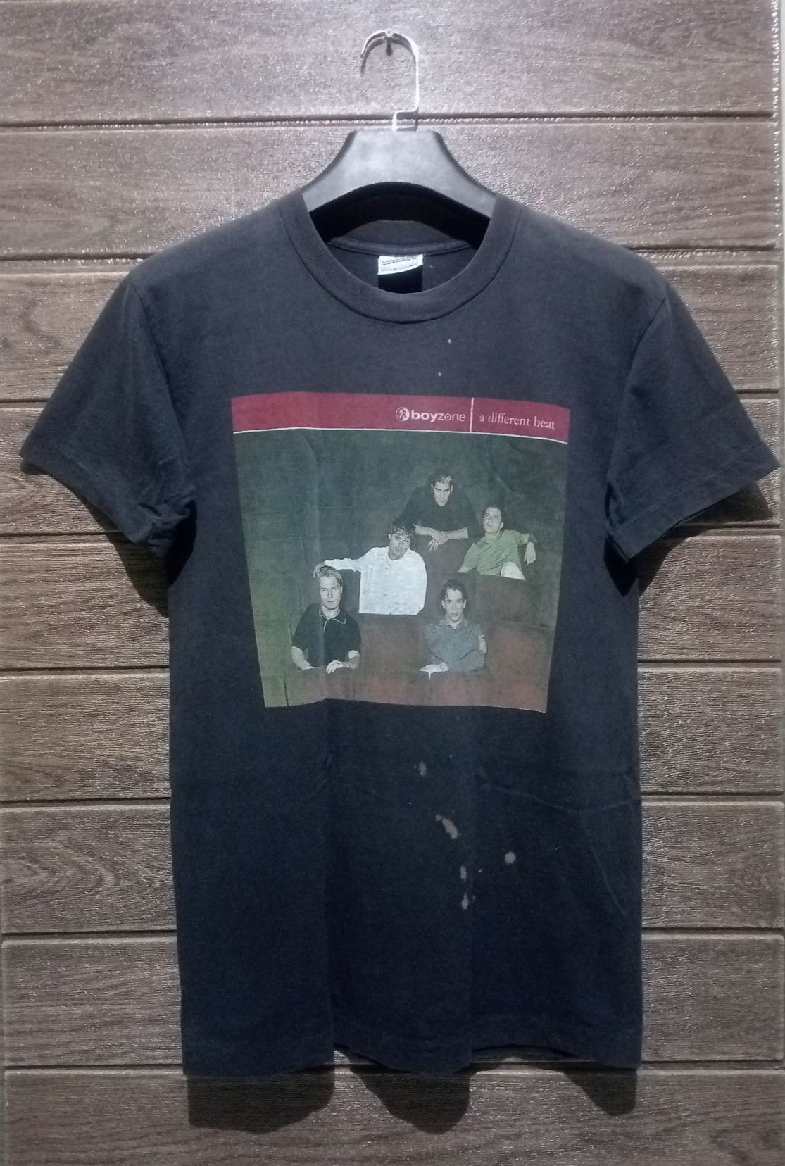 Vintage 90s Boyzone A Different Beat Screen Stars Tee Rare