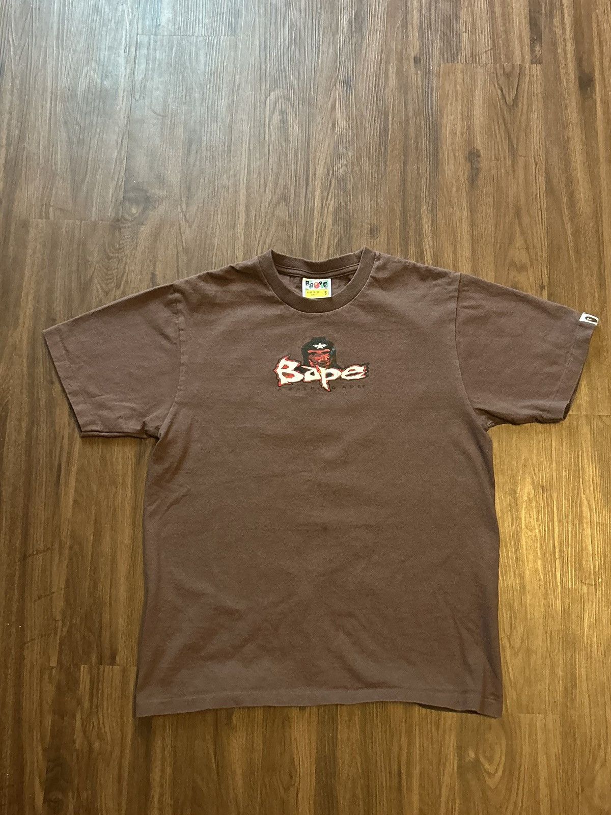 Bape Color Camo Mad Ape Tee Brown Hoodie, Sweatshirt | FlexRushtees.com
