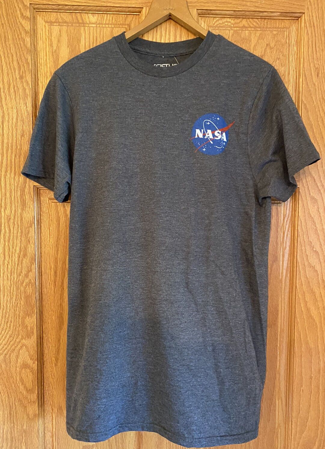 Other Men S Nasa Logo T Shirt Meatball Graphic Tee Short Sleeve H
