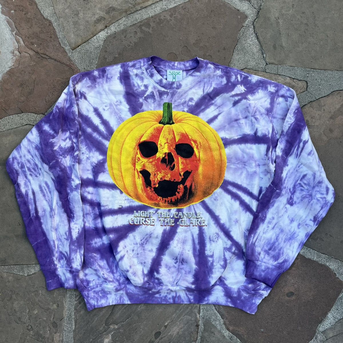 Ceramics Online Ceramics Purple Tie Dye Halloween 2020 Pumpkin Xxl