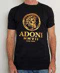 Other Adoni Mmvii New York Men S Lg Black T Shirt Gold Logo Hoodie, Sweatshirt | FlexRushtees.com