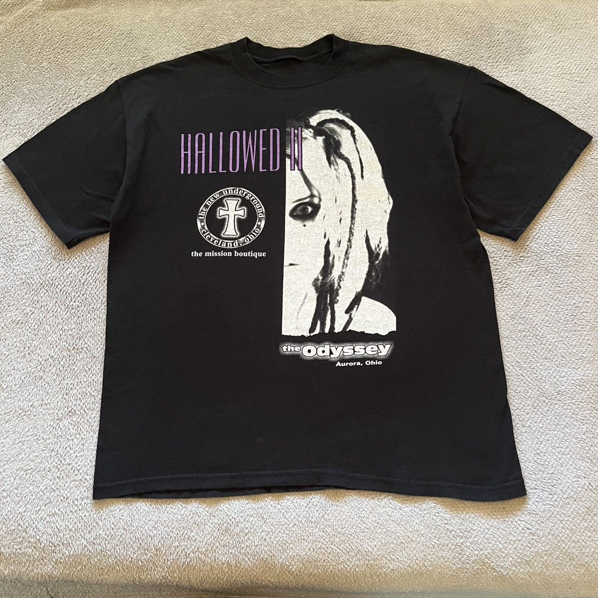 Vintage Halloween Ii The Odyssey Obscure Graphic T Shirt Xl