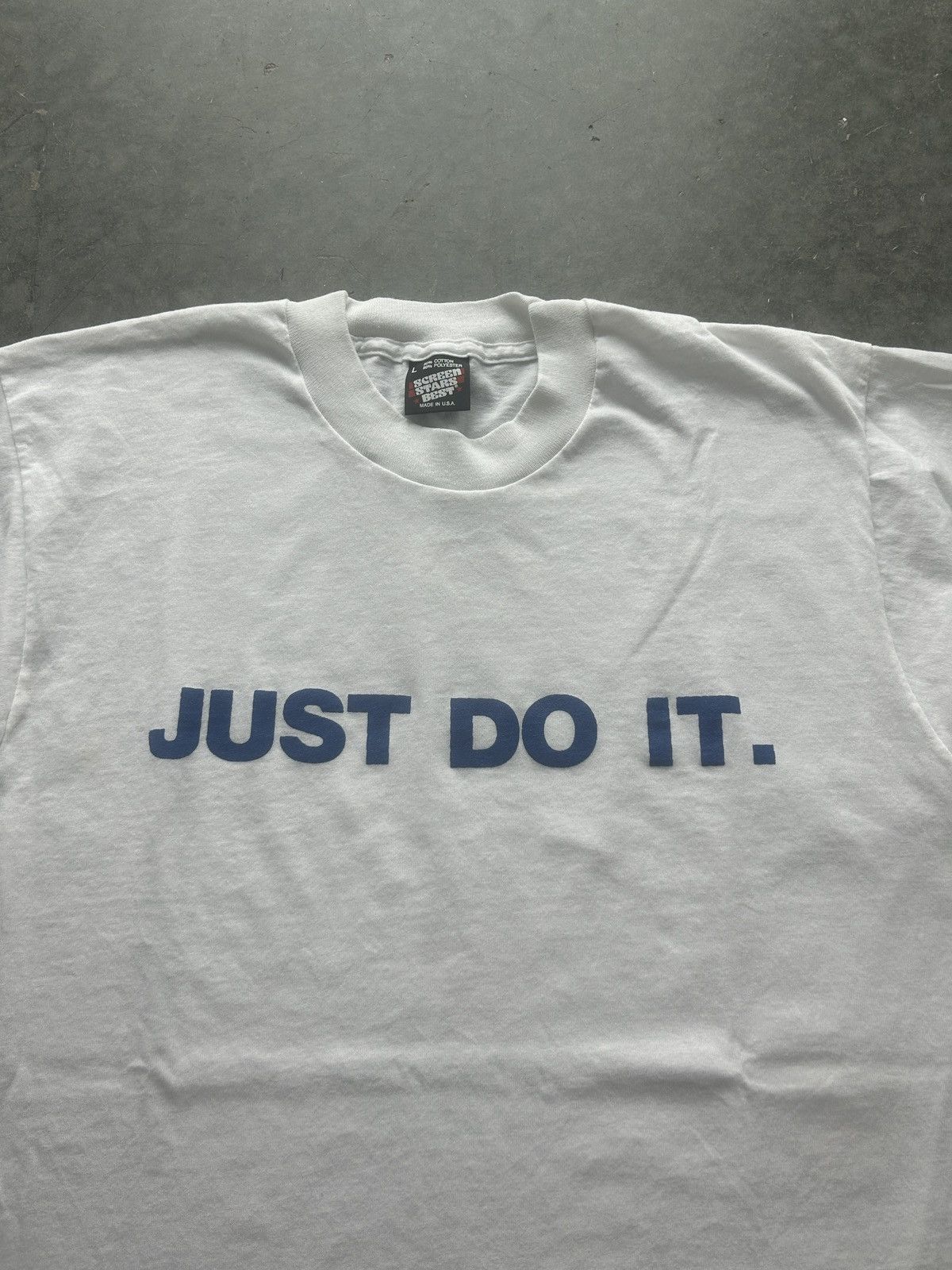 Unsound Rags X Vintage Vintage 90s Screen Stars Just Do It Tee