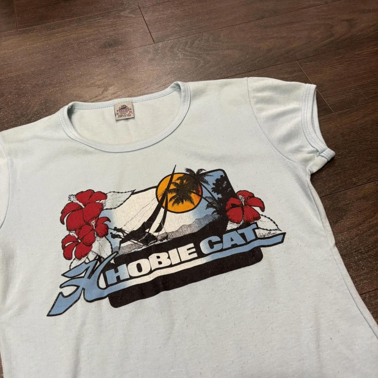 Designer Vintage Hobie Cat T Shirt 70s S M
