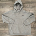 Gray Vetements Oversized Logo Hoodie T-Shirts, Sweatshirt | FlexRushtees.com