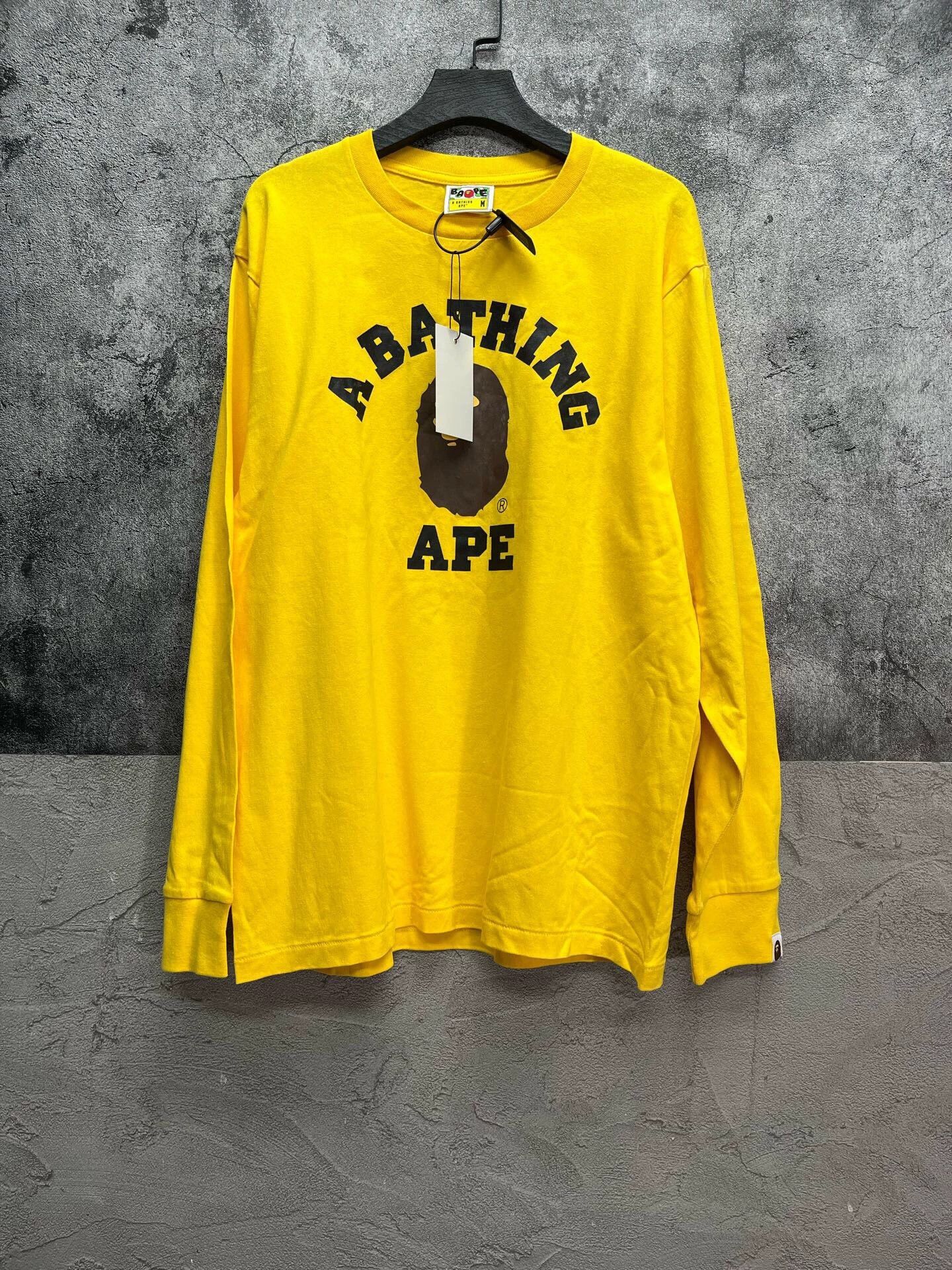 Bape Ape Head Longsleeve M Unworn T-Shirts, Hoodie, Sweatshirt | FlexRushtees.com