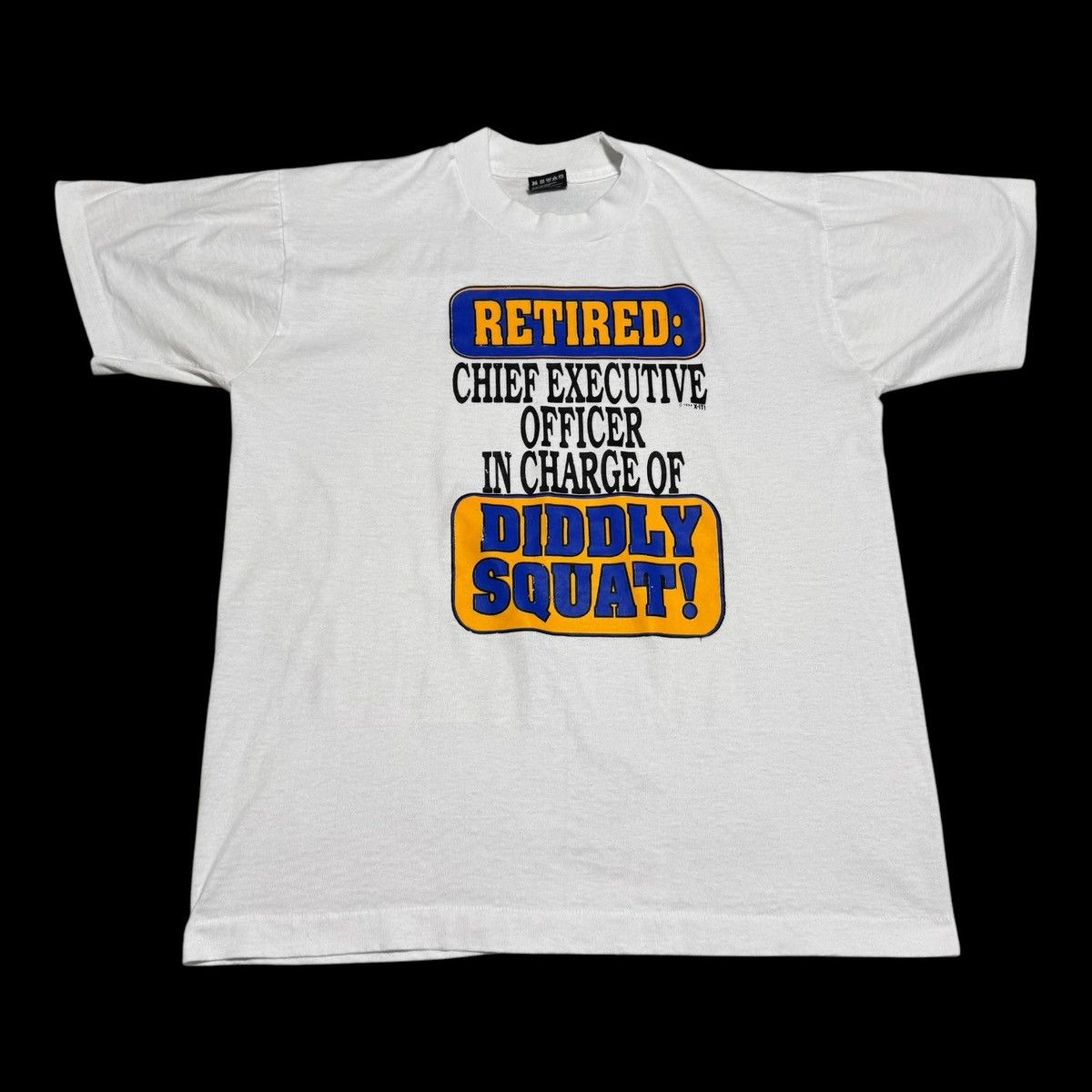 Vintage 1994 Retired Comedy Quote Shirt Adult Large Hoodie, Sweatshirt | FlexRushtees.com