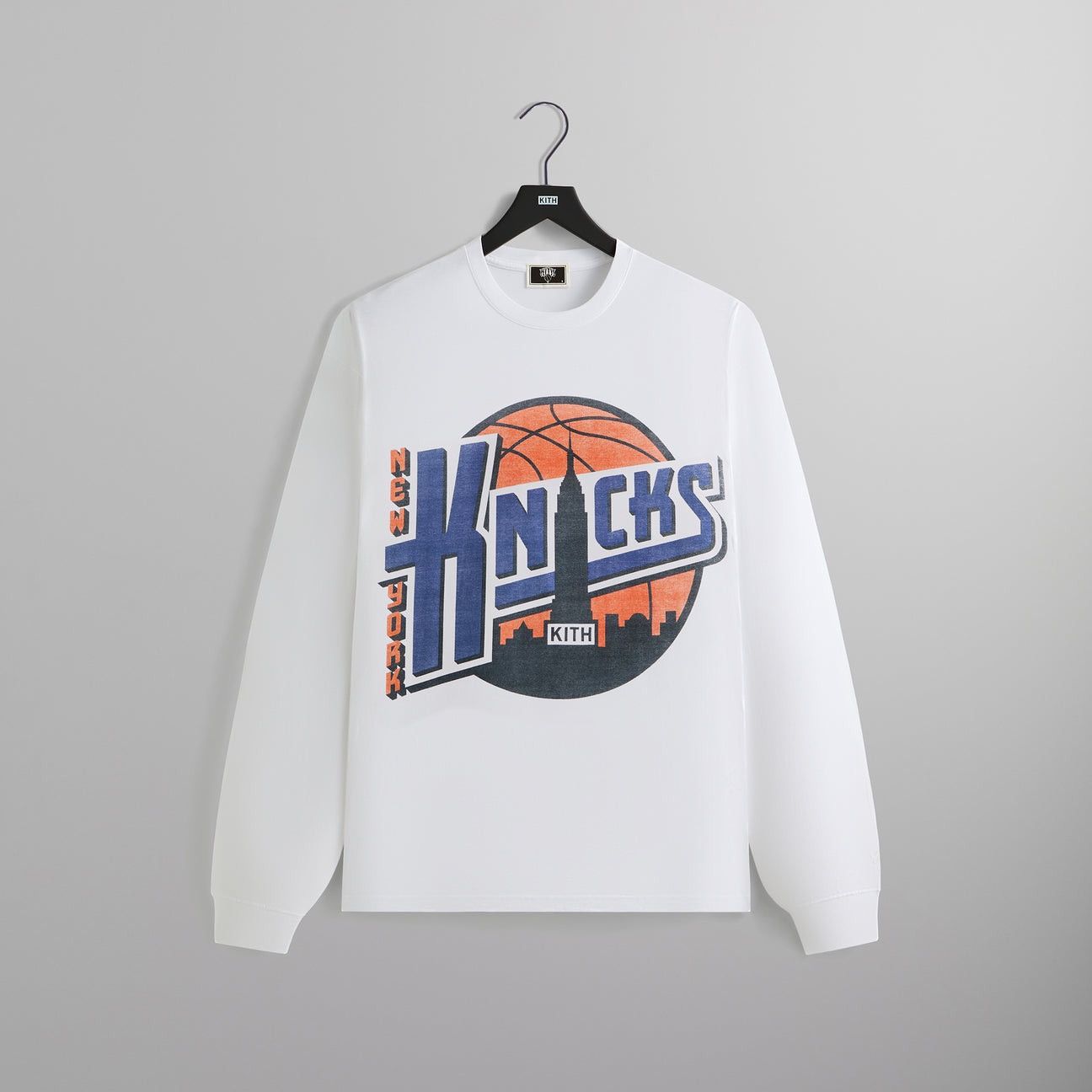 Kith For Ny Knicks City Vintage Long Sleeve Tee White Xl Hoodie, Sweatshirt | AU16VibeMintTees.com