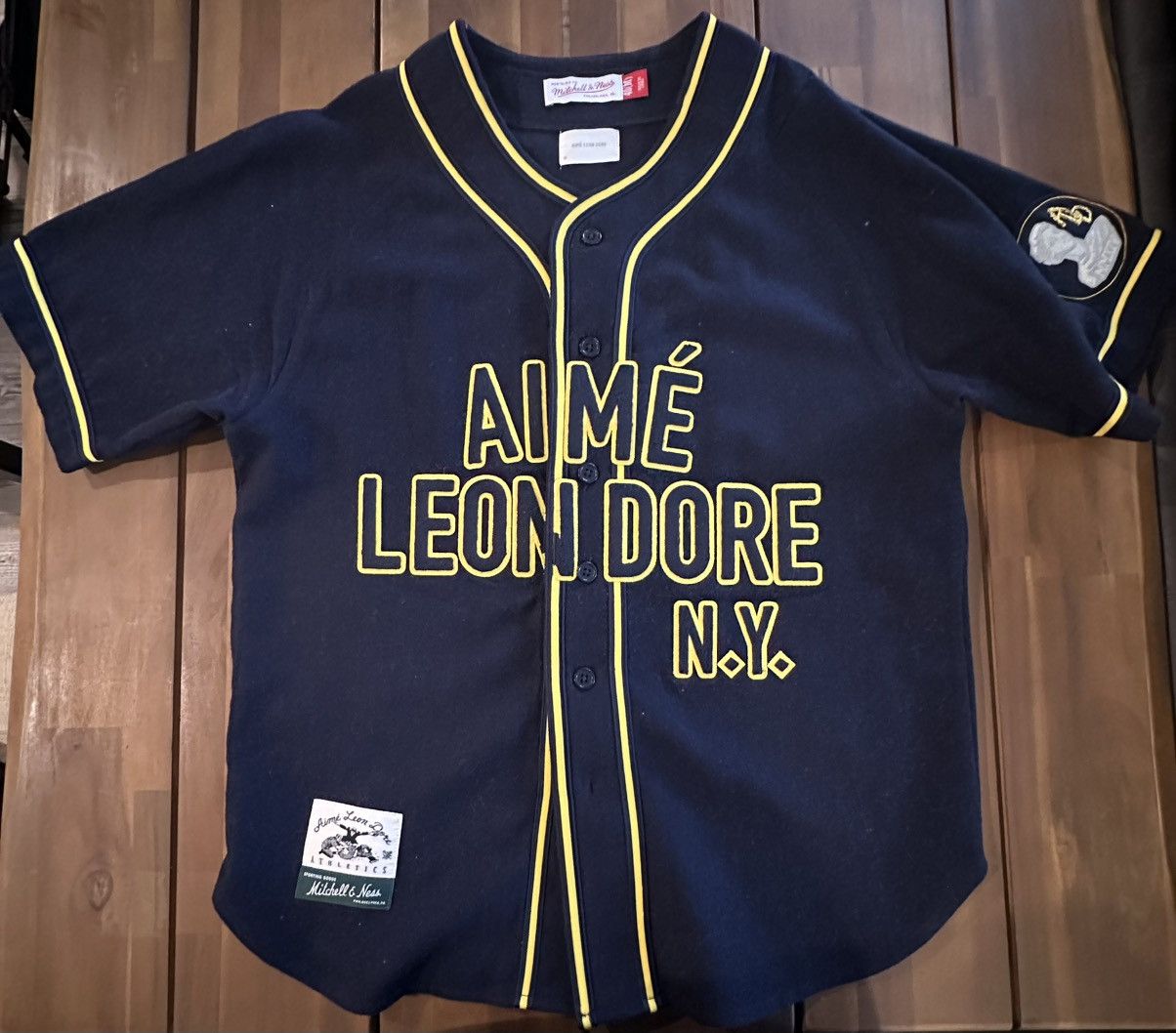 Mitchell Ness Aime Leon Dore X Mitchell And Ness Baseball Jersey