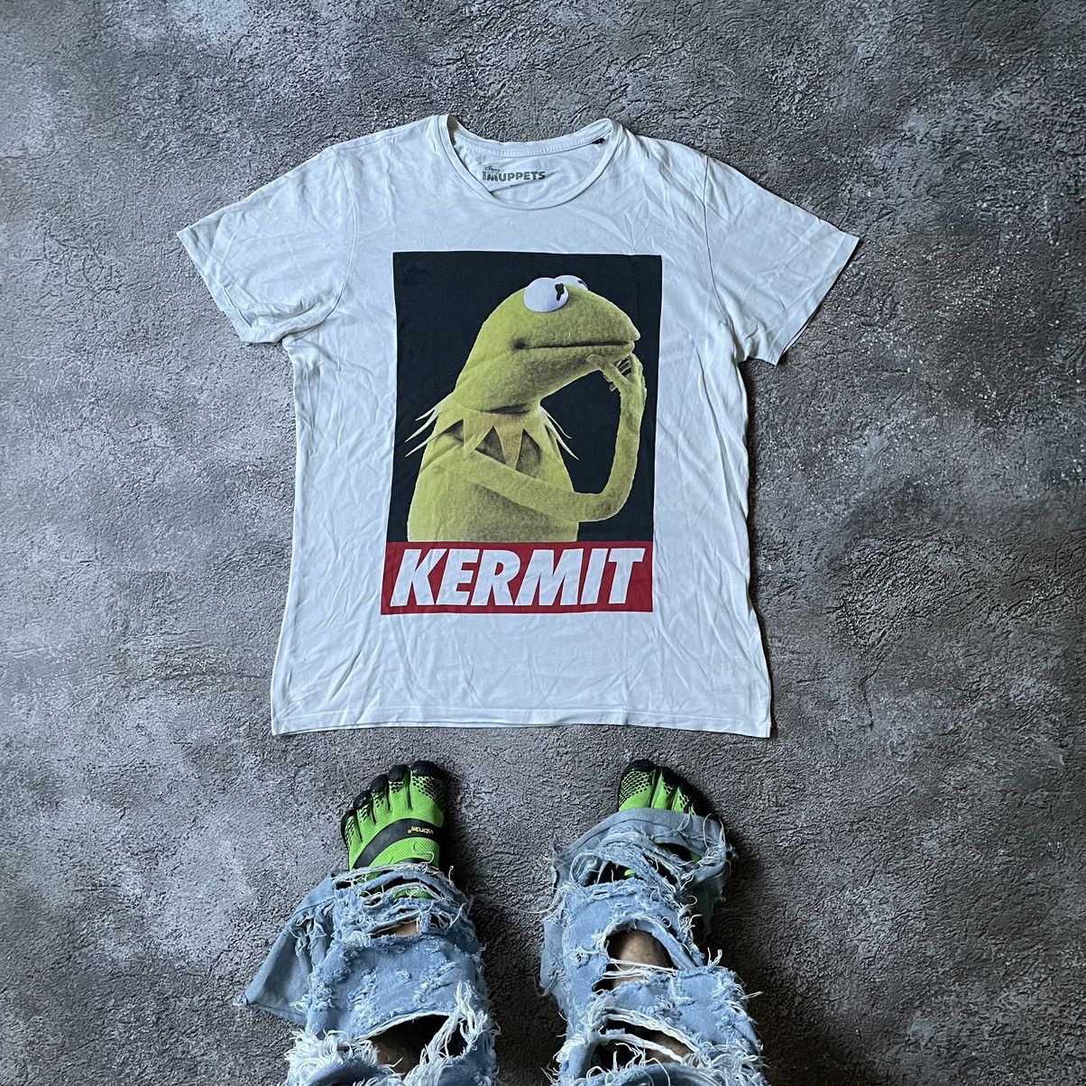 Vintage Y2k Kermit Face Thought Abstract Funny Slogan Tee Hoodie, Sweatshirt | FlexRushtees.com