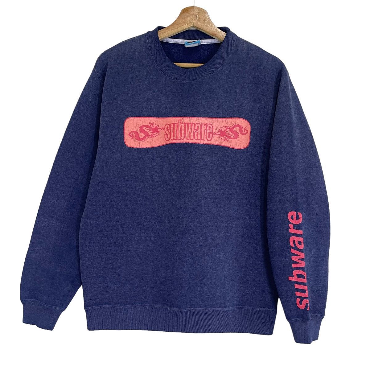 Recon Vintage 90s Subware Crewneck Sweatshirt Size M T-Shirts, Hoodie | FlexRushtees.com