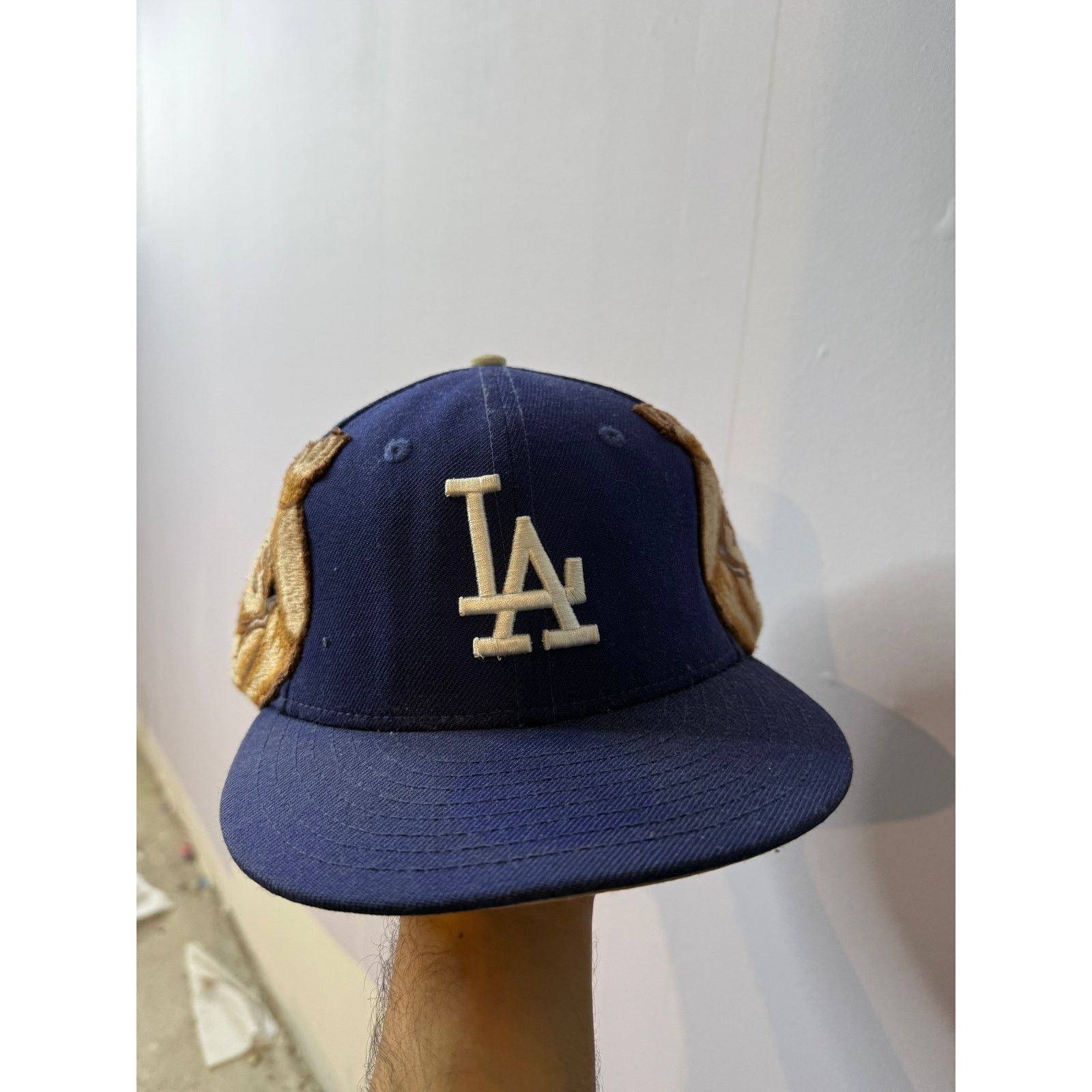 Stan Nyc Jon Stan Dodgers Cap Used 7 3 8