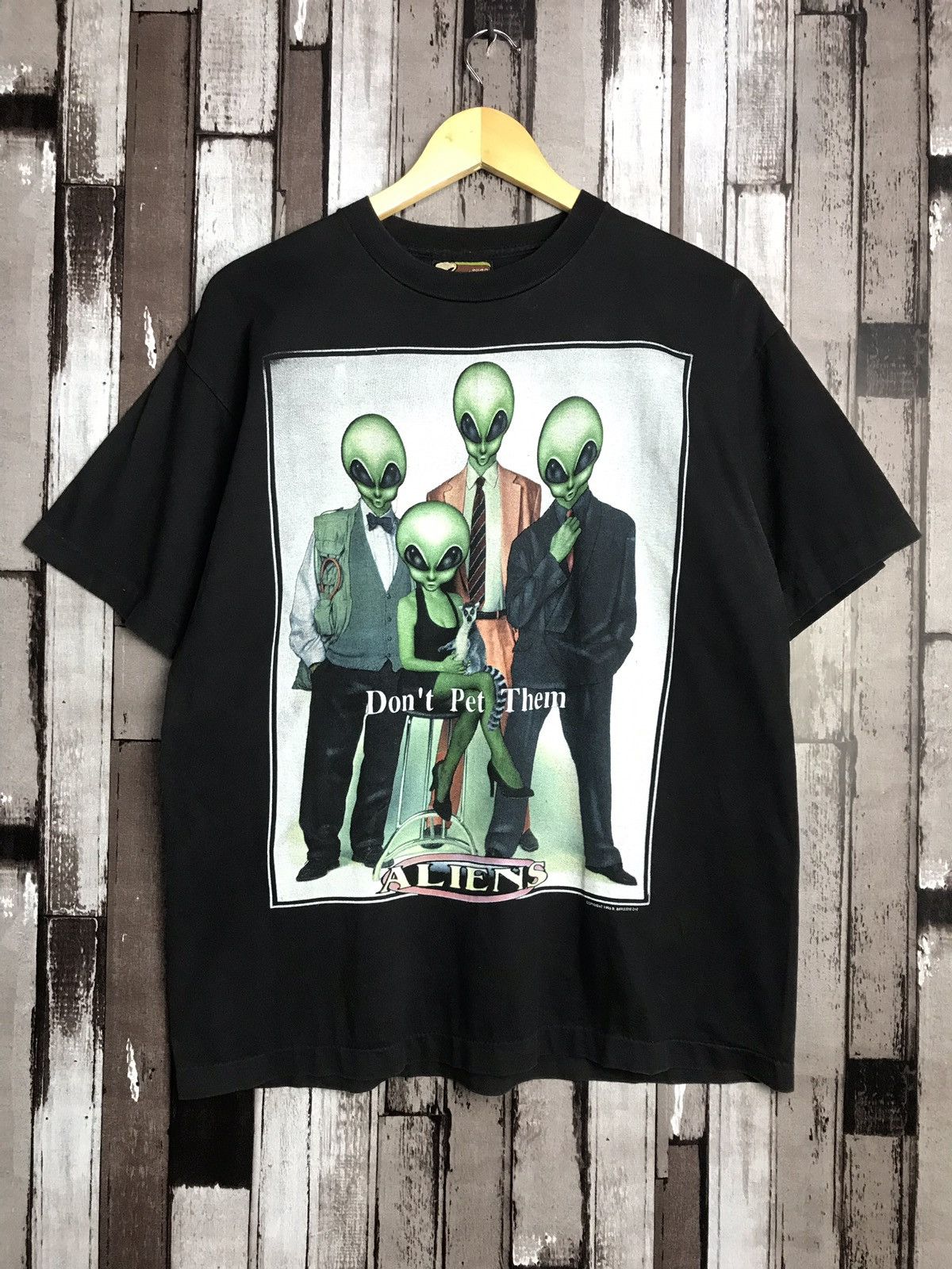 Vintage Vtg 1996 Alien Workshop Family Portrait Don T Pet Them Tee