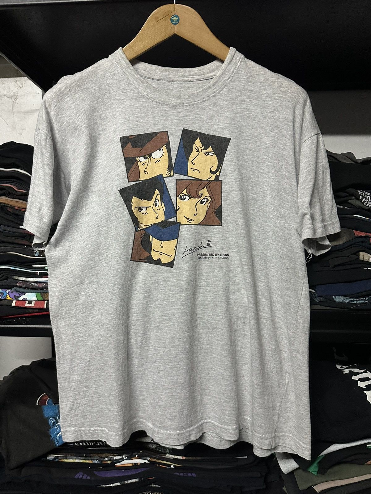Vintage Anima Japanese Lupin Promo Bootleg Tee Hoodie, Sweatshirt | FlexRushtees.com