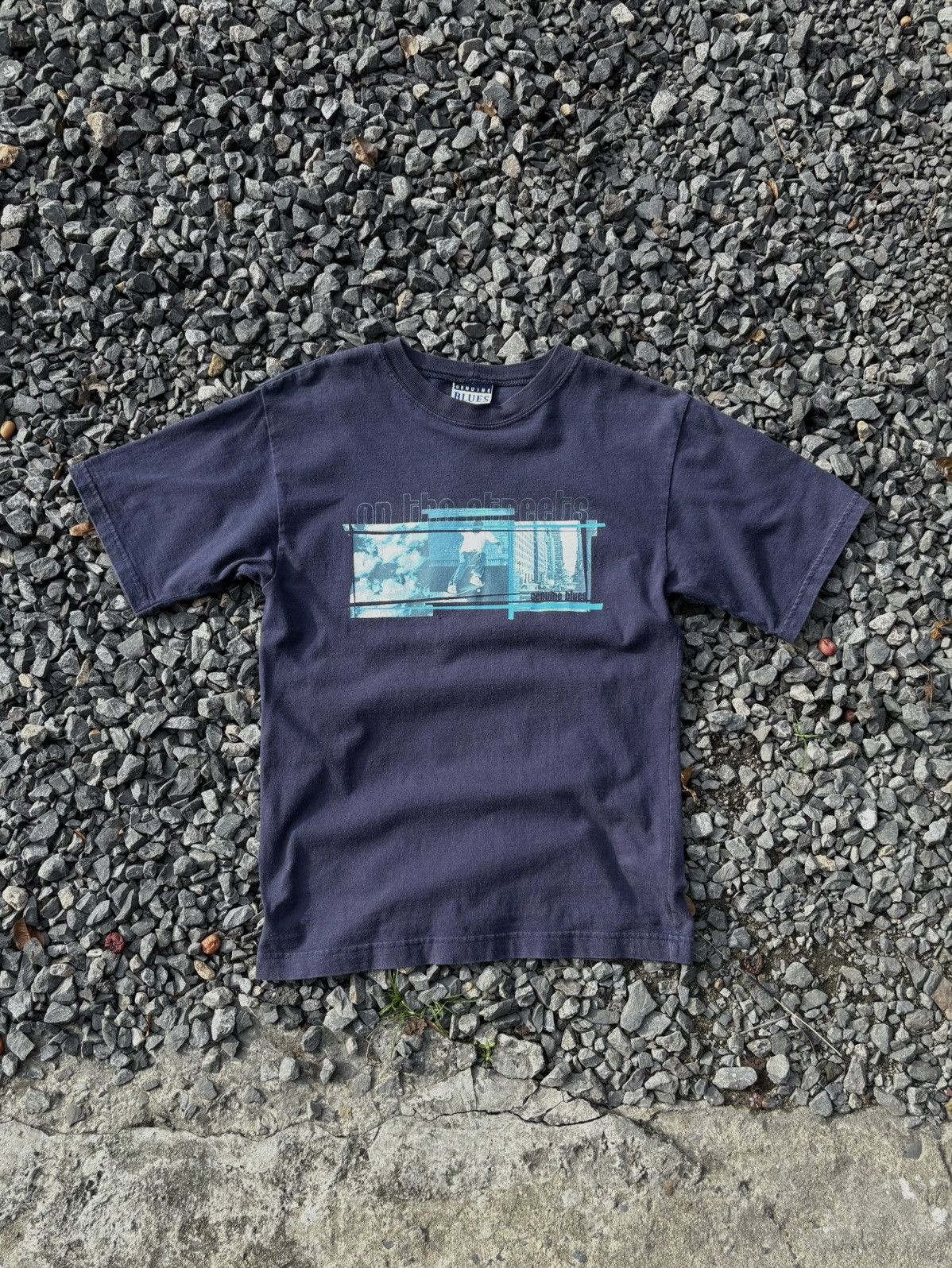 Other Vintage Skate Tee Genuine Blue 2000 S Hoodie, Sweatshirt | FlexRushtees.com