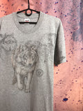 Vintage Animal Tee Wolf Rare T Shirt Hoodie, Sweatshirt | FlexRushtees.com