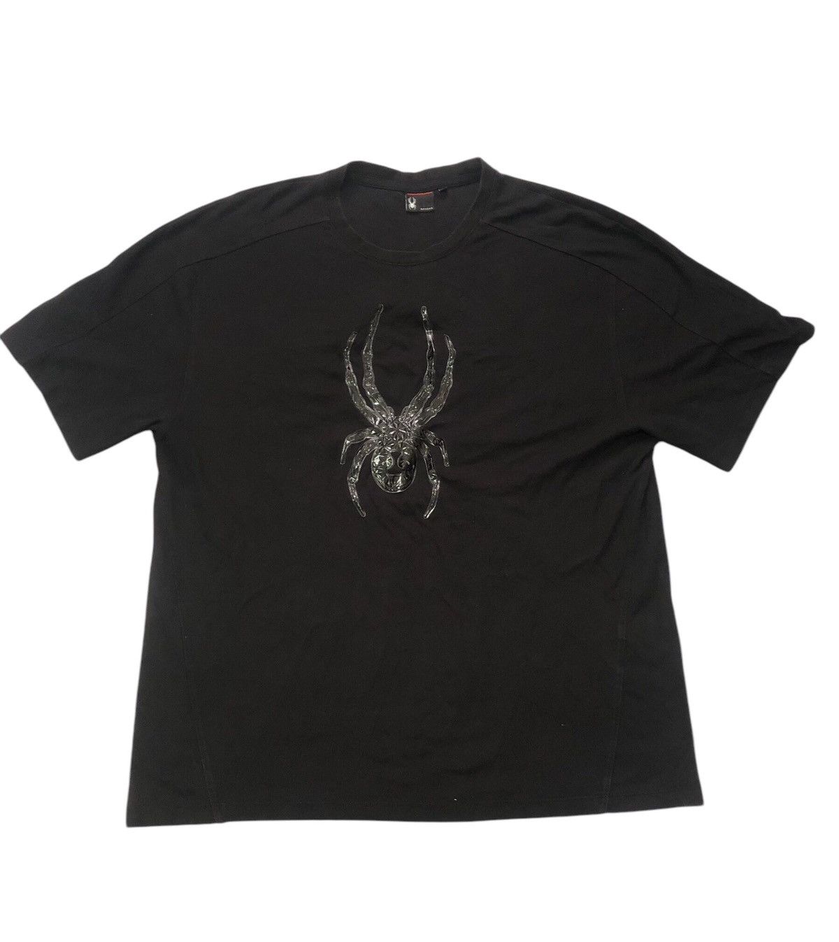 Spyder T Shirt All Black Big Logo Hoodie, Sweatshirt | FlexRushtees.com