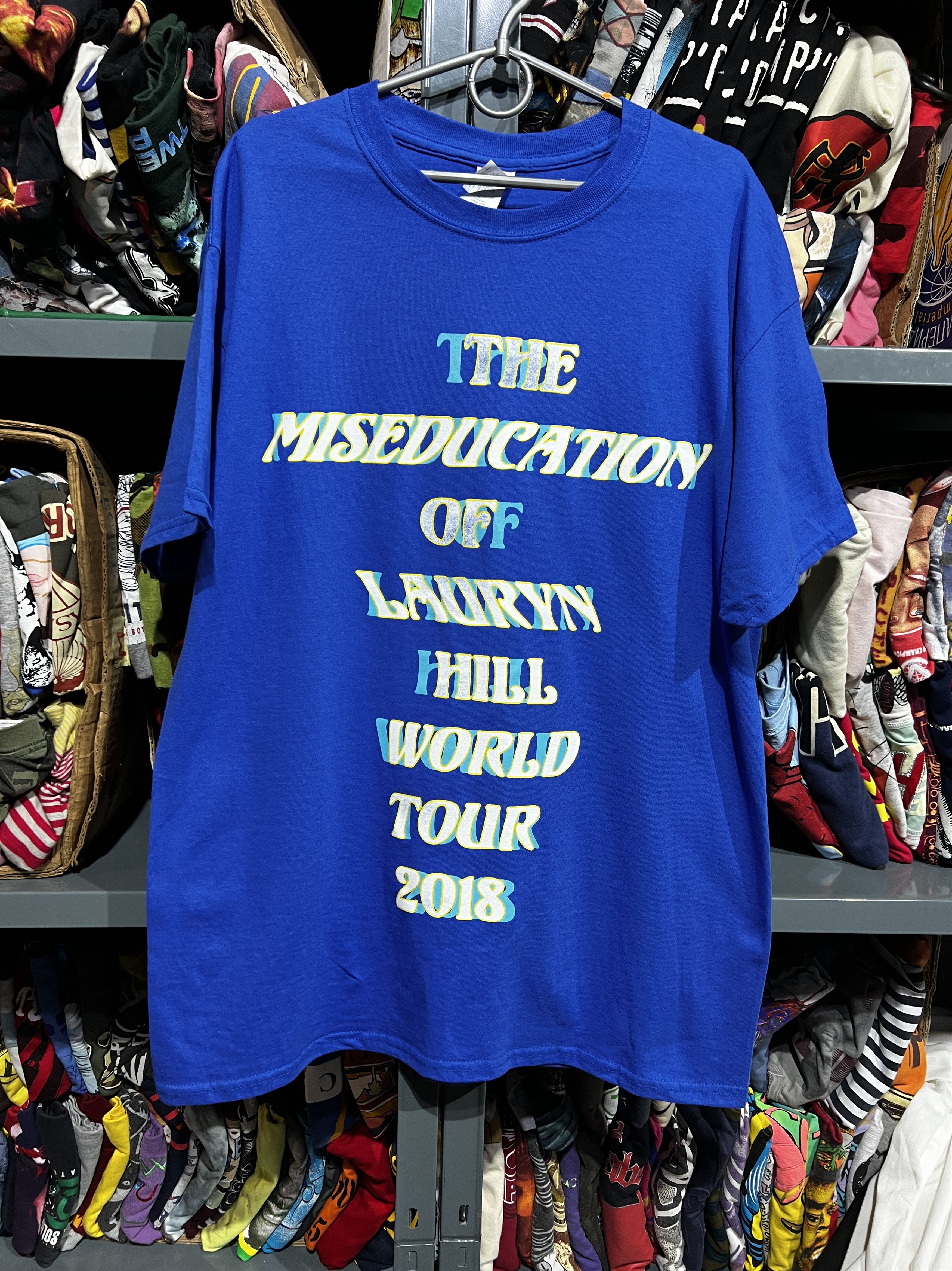 Rap Tees X Vintage The Miseducation Of Lauryn Hill Band T Shirt Tour Size L Hoodie, Sweatshirt | FlexRushtees.com