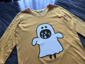 Net Ne Net Cat Nya Ghost Halloween Yellow