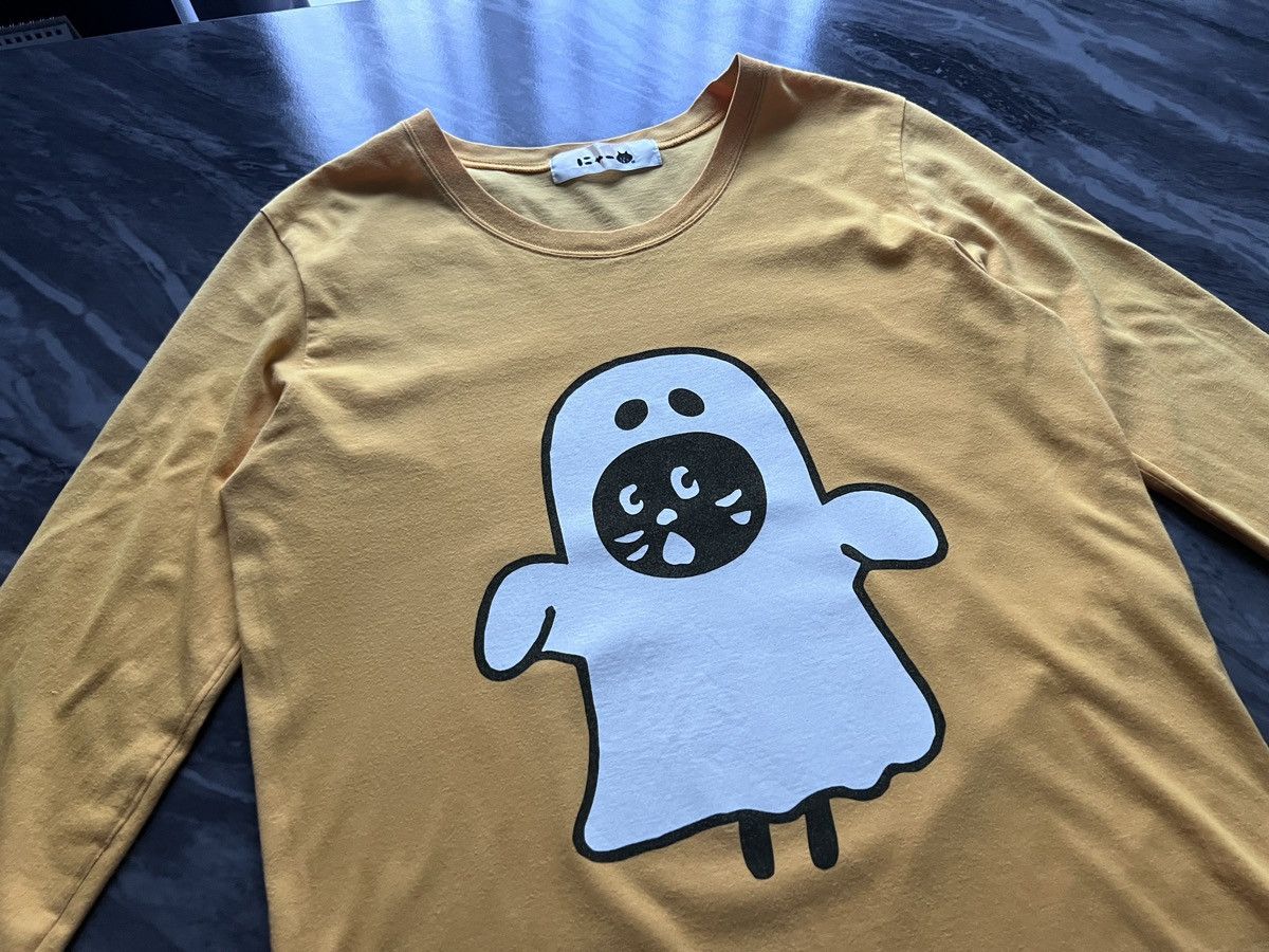 Net Ne Net Cat Nya Ghost Halloween Yellow